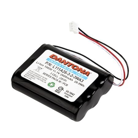 Dantona Battery, L111A26-3-2-3WA3 L111A26-3-2-3WA3